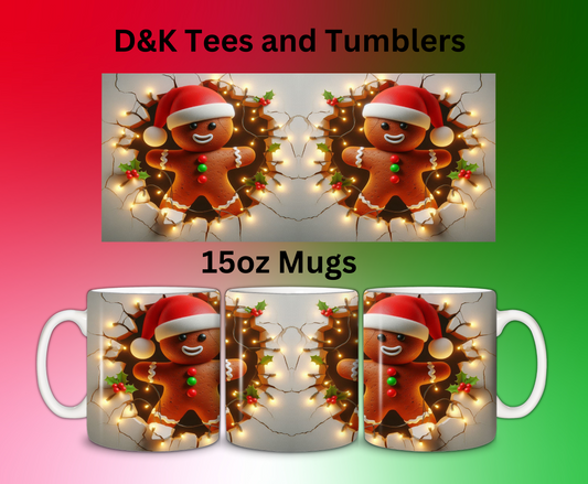 "Gingerbread Wonderland: 15oz Breakout Effect Mug"