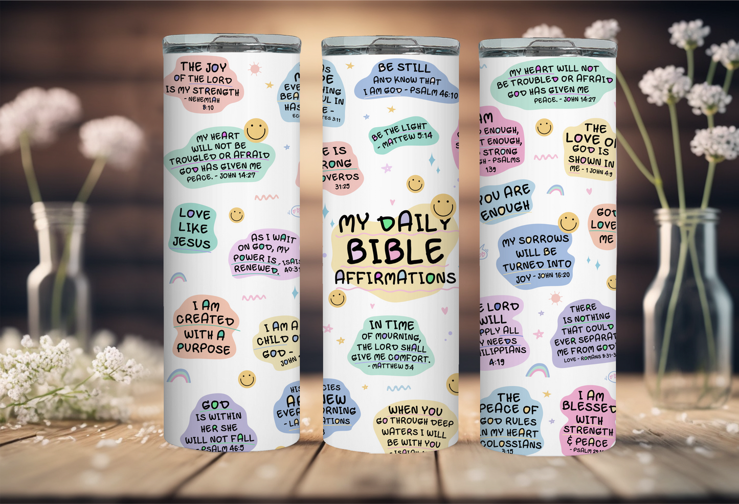 20oz "Bible Affirmation Tumbler"